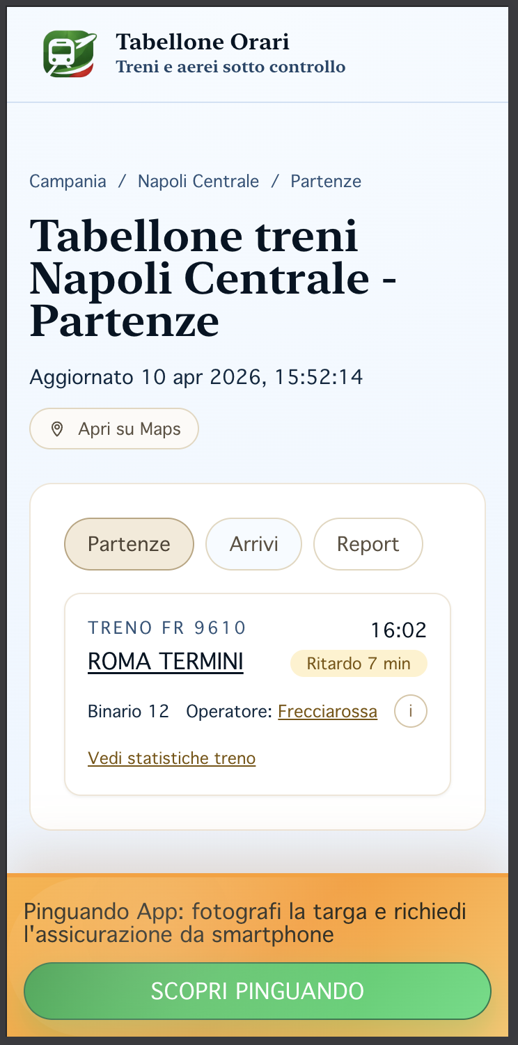 Esempio di banner pubblicitario per test messaggio